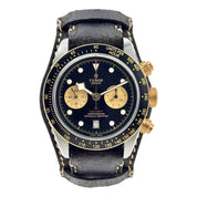 Tudor Black Bay Chrono S&G 41mm M79363N-0002 Steel & Gold on Brown Leather Strap