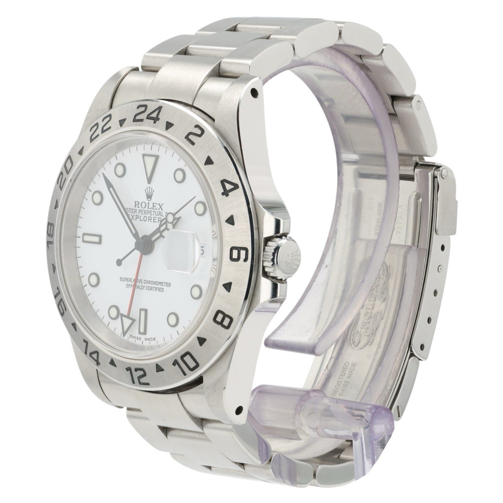 Rolex Explorer II White Dial Stainless Steel 40mm Automatic Men’s Watch 16570