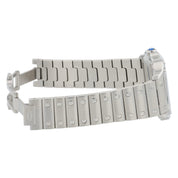 Cartier Santos Stainless Steel Blue Dial Medium Size Automatic Mens WSSA0063