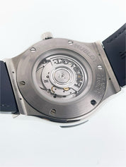 Hublot Classic Fusion Titanium Blue Dial 45mm Men's Watch 511.NS.7170.LR