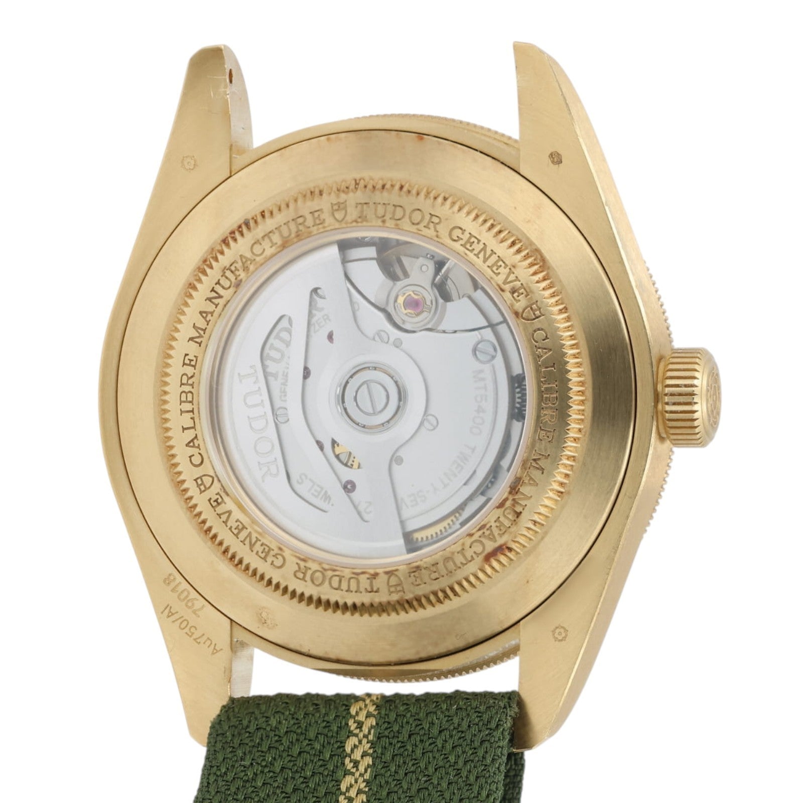 Tudor Black Bay 58 Green Dial 18k Yellow Gold 39mm Automatic Mens Watch 79018V