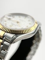 TUDOR Prince Two Tone Day Date Factory Diamond Men's Automatic Watch 76213