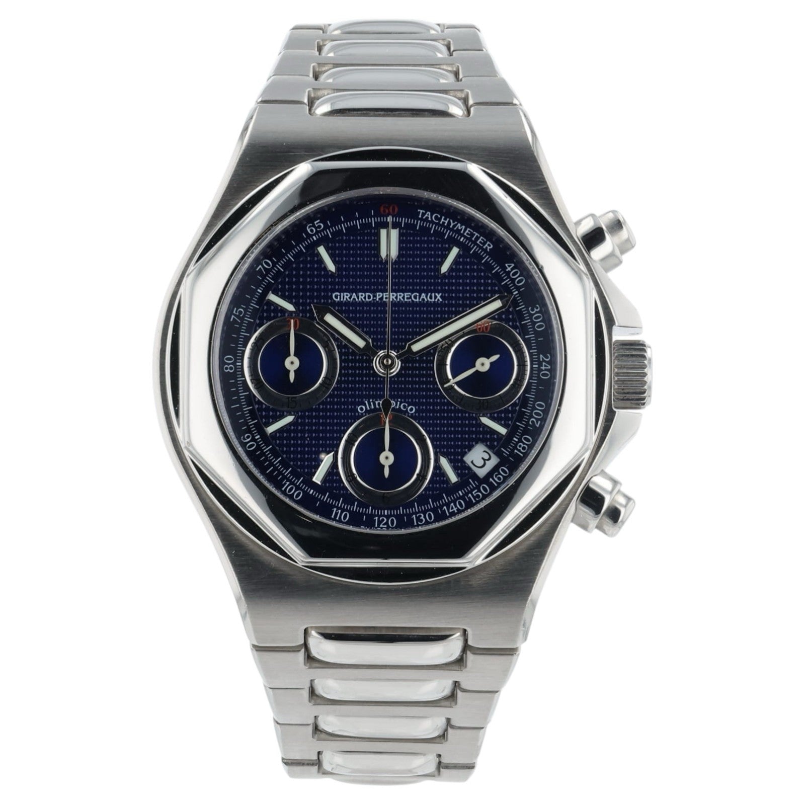 Girard Perregaux Laureato Blue Dial Stainless Steel 41mm Automatic Men’s 8017