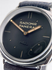 Panerai Radiomir 3 Days Steel Black Dial 47mm Manual Wind Men’s Watch PAM00425