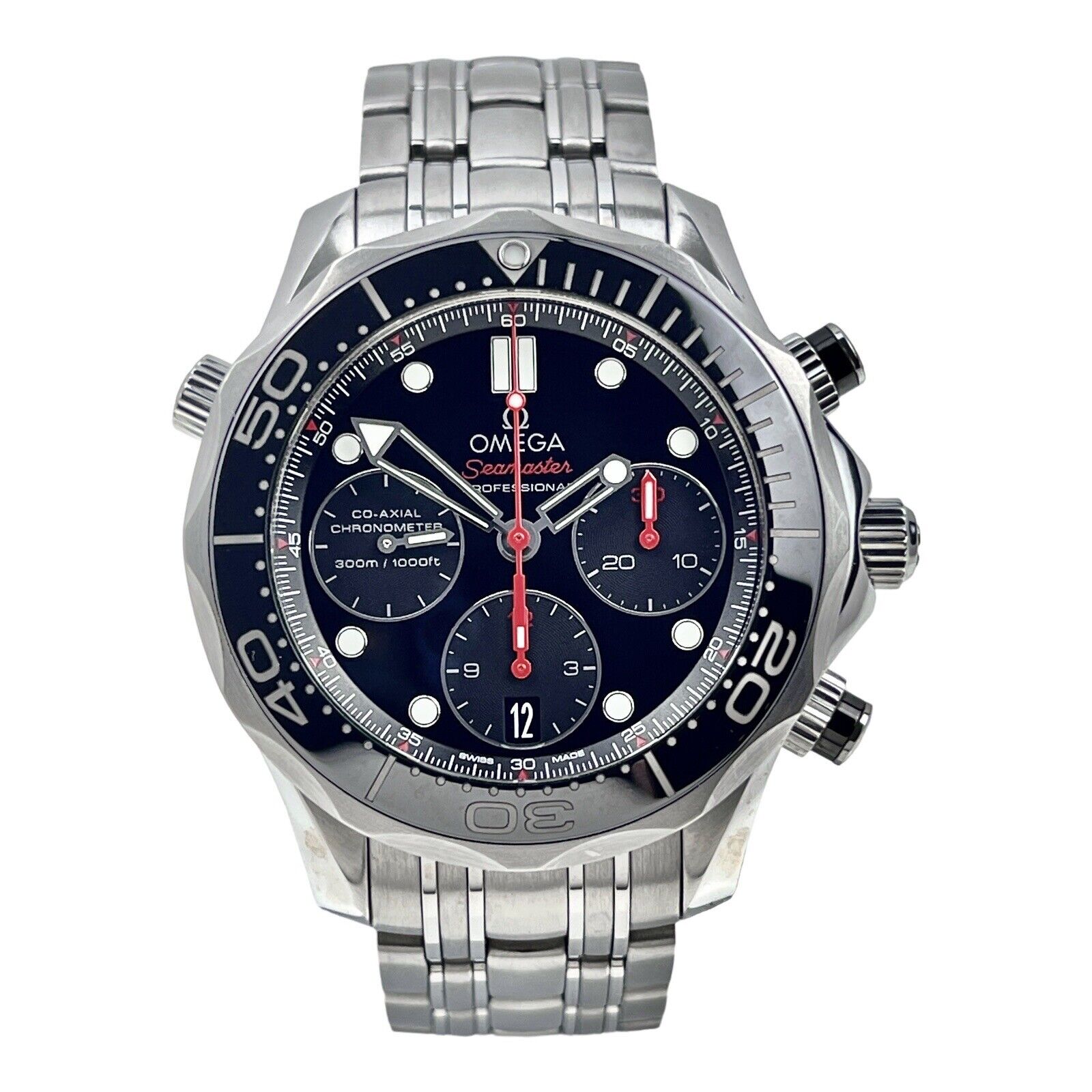 OMEGA Seamaster 300m 212.30.44.50.01.001 Chronograph Mens 44mm Watch B/P