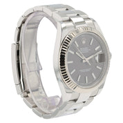 Rolex Datejust Rhodium Dial Stainless Steel 41mm Automatic Mens Watch 126334