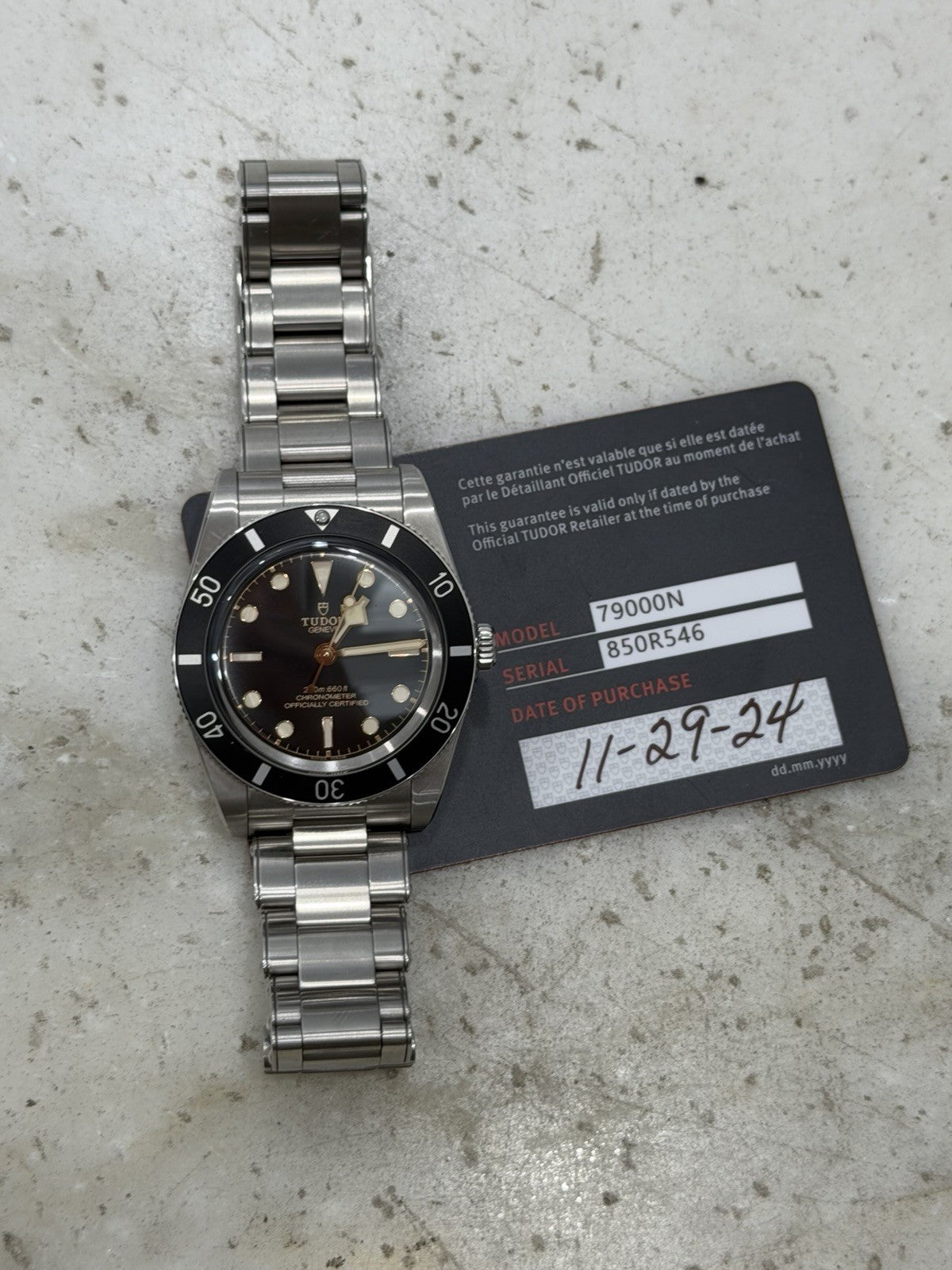 2024 Tudor Black Bay 54 Stainless Black 37mm Automatic Men's Watch 79000N