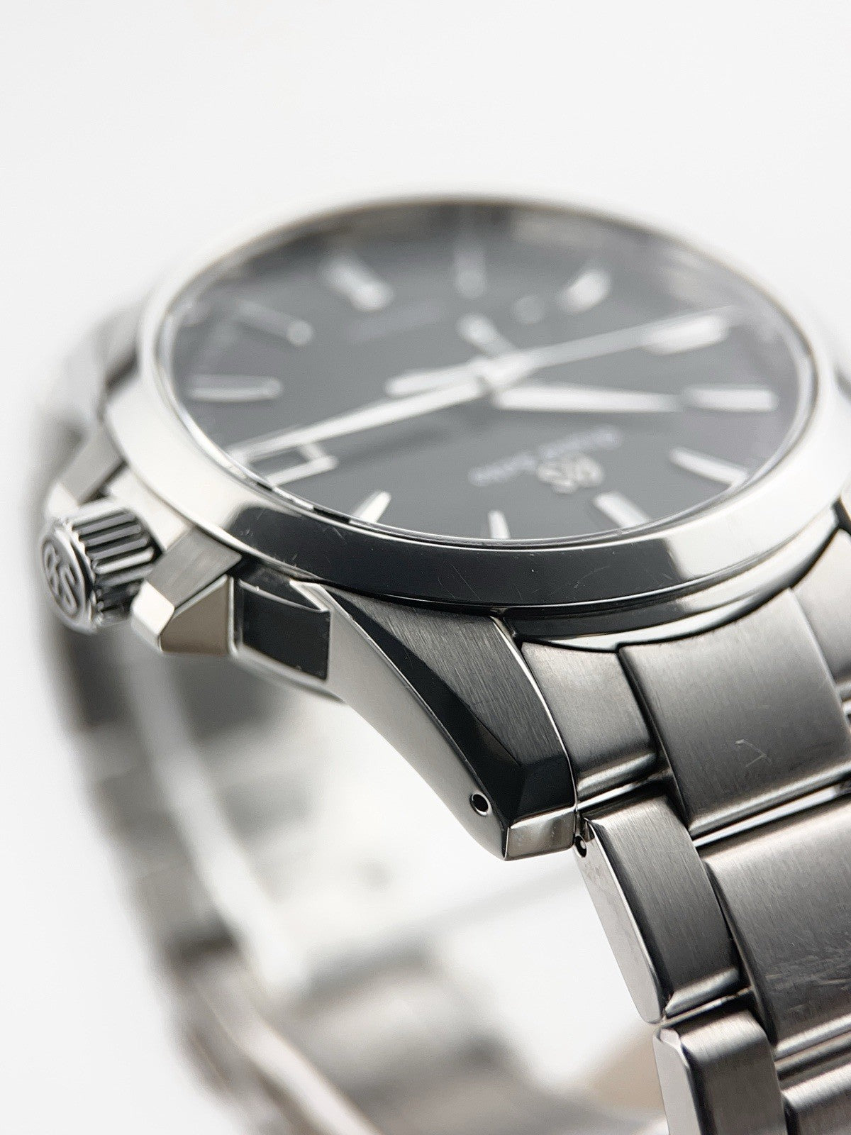 Grand Seiko Heritage Steel Black Dial 39mm Automatic Men's Watch SBGA227