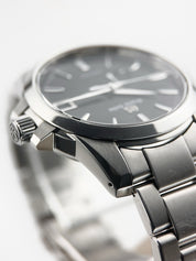 Grand Seiko Heritage Steel Black Dial 39mm Automatic Men's Watch SBGA227