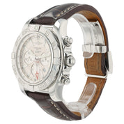 Breitling Chronomat Silver Dial Stainless Steel 47mm Automatic Movement AB0410