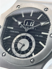 Bulgari Daniel Roth Stainless Steel Black Dial 51mm Automatic Men’s BRE56SCHS