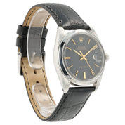 Rolex Oysterdate Black Dial Stainless Steel 34mm Manual Wind Men’s Watch 6694