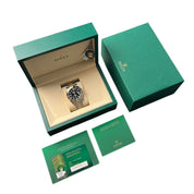 Rolex GMT Two-Tone Black Dial Gold & Steel 40mm Automtic Mens Watch 126713GRNR