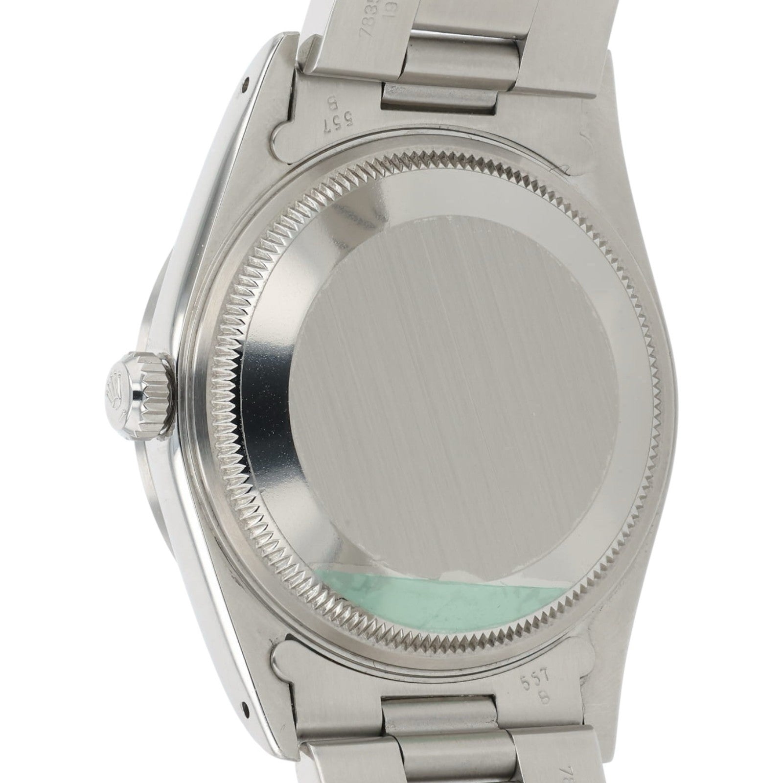 Rolex Oyster Perpetual Date Steel Blue Dial 34mm Automatic Mens Watch 15200