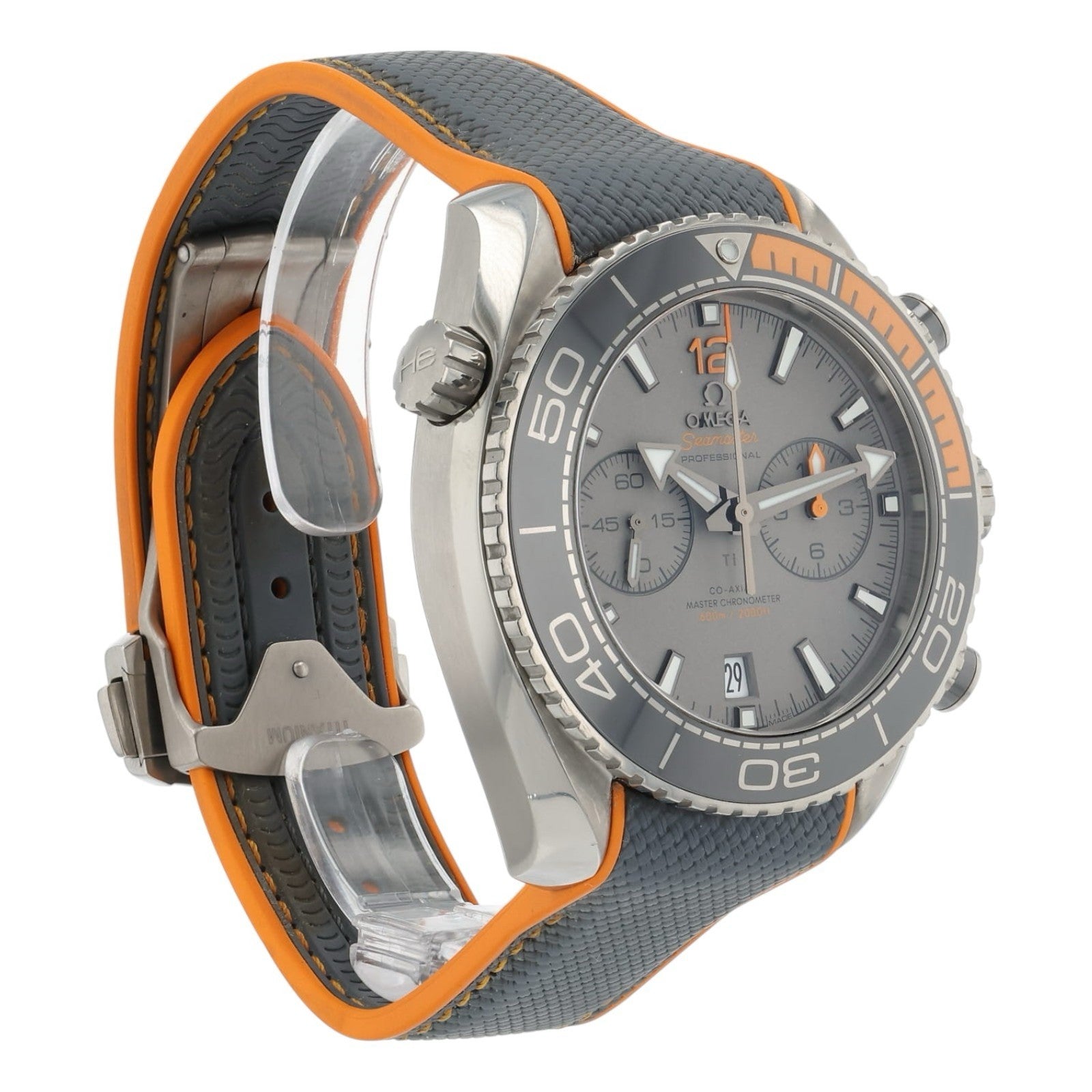 Omega Seamaster Planet Ocean Titanium Gray Dial 45.5mm Mens 215.92.46.51.99.001
