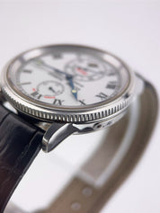 Ulysse Nardin Marine Stainless Steel White Dial 38mm Automatic Mens Watch 263-22