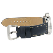 Panerai Luminor Blue Dial Stainless Steel 44mm Manual Wind Mens Watch PAM1085