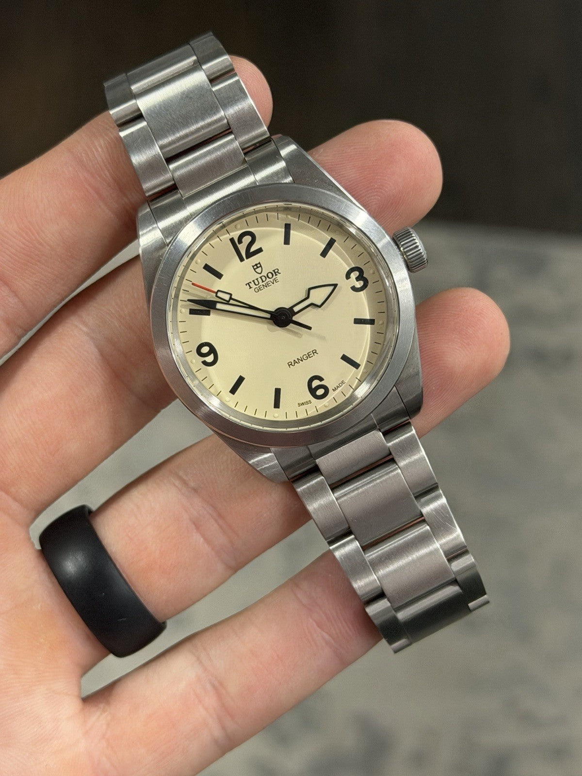 Tudor Ranger Beige Dial 36mm 79930 Men's Steel Field Watch Automatic Latest