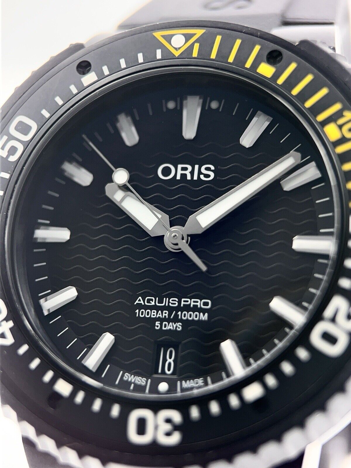 Oris Aquis Pro Date Titanium Black 49.5mm Automatic Men’s Watch - W/ Box