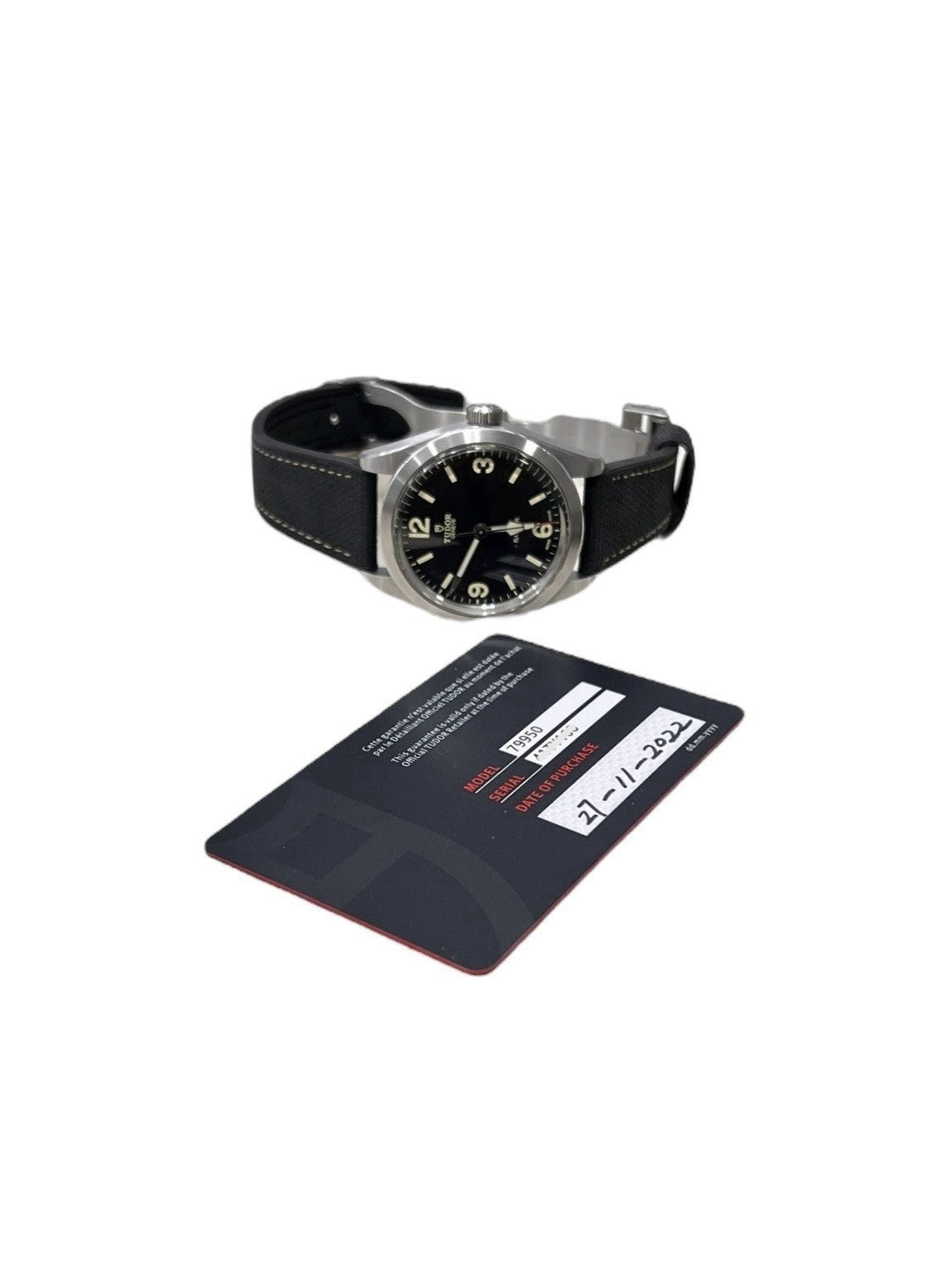 Tudor Ranger Stainless Steel Black Dial 39mm Automatic Men’s Watch 79950
