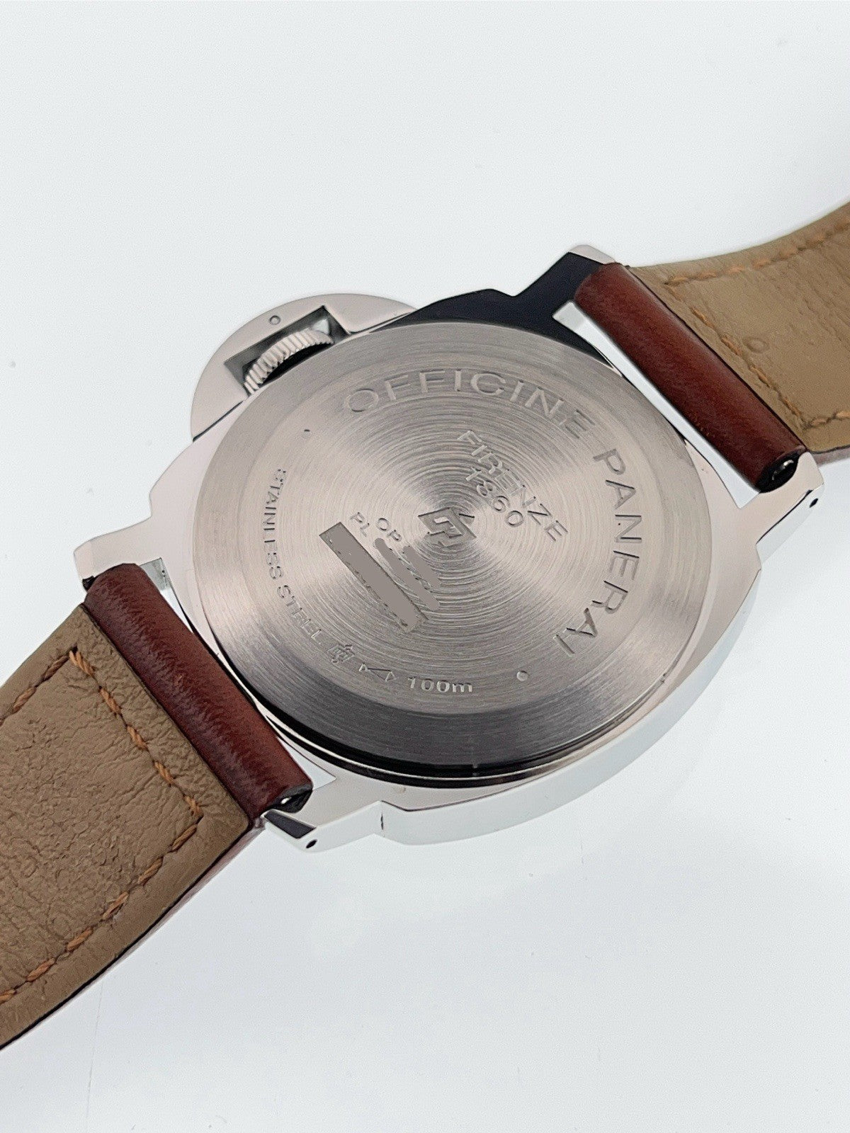 Panerai Luminor Marina Steel Black Dial 44mm Manual Wind Men's Watch PAM01005