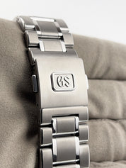 NEW 2025 Grand Seiko Titanium Ice Blue Dial 40mm Automatic Mens Watch SBGH349G