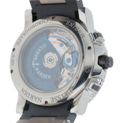 Ulysse Nardin Maxi Marine Steel Black Dial 42mm Automatic Men's Watch 8003-102