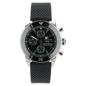 Breitling SuperOcean Chronograph Green Dial Steel Automatic Men's 44mm A13313
