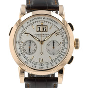 A. Lange & Sohne Datograph Silver Dial 18k Rose Gold 39mm Manual Men’s 403.032