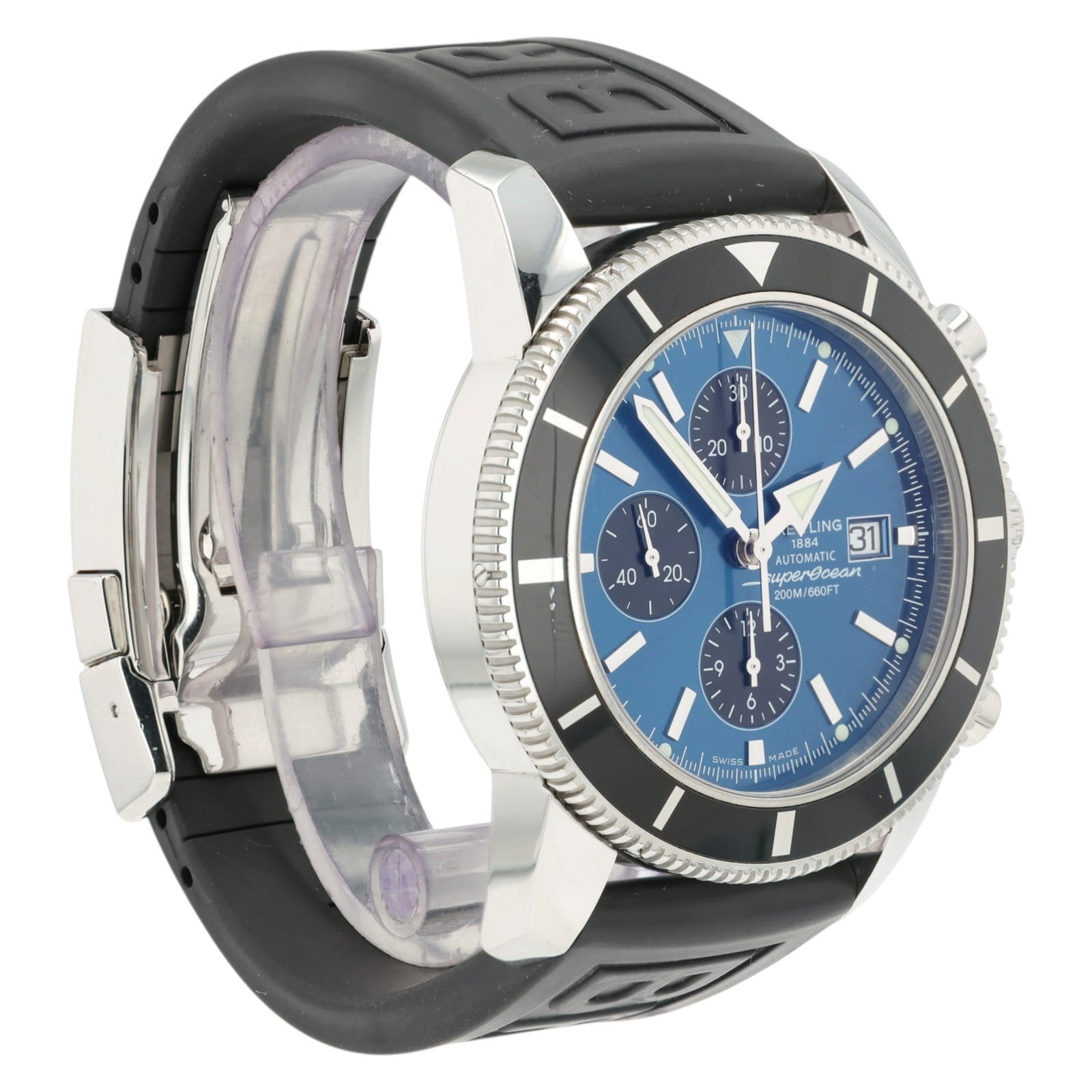 Breitling Superocean Heritage Blue Dial Steel 46mm Automatic Mens Watch A13320
