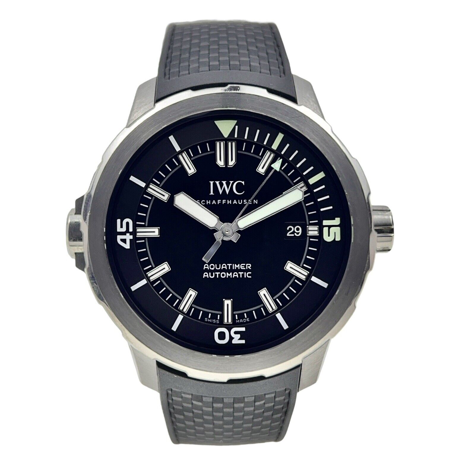 IWC Aquatimer Stainless Steel 42mm Automatic Mens Watch IW329001 - Box/Papers