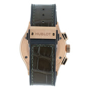 Hublot Classic Fusion 18k Rose Gold Green Dial 45mm Automatic 521.OX.8980.LR
