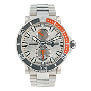 Ulysse Nardin Maxi Marine Stainless Steel Silver Dial 45mm Automatic Mens 263-90