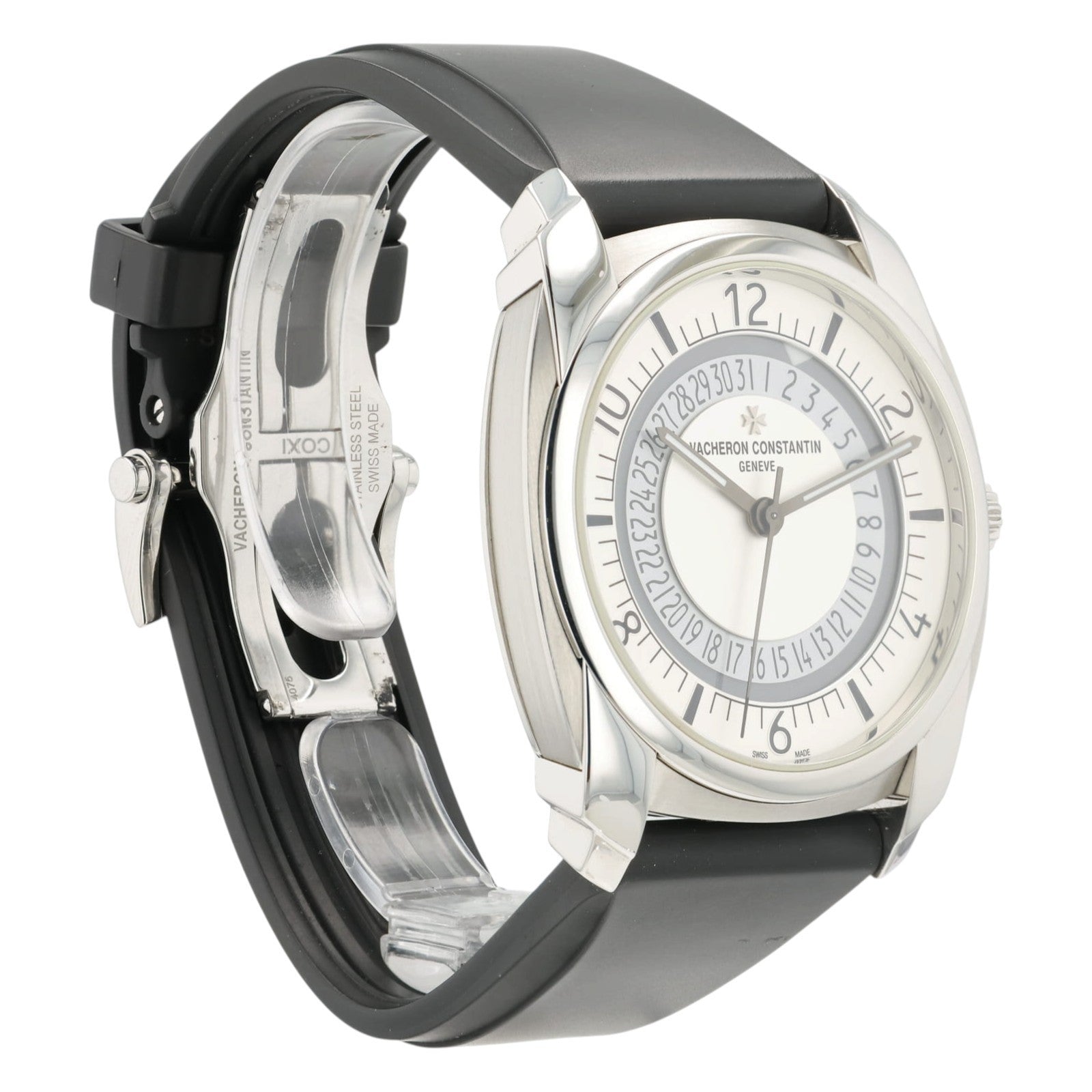 Vacheron Constantin Quai de I'lle Silver Dial Steel 41mm Men's Watch 4500S