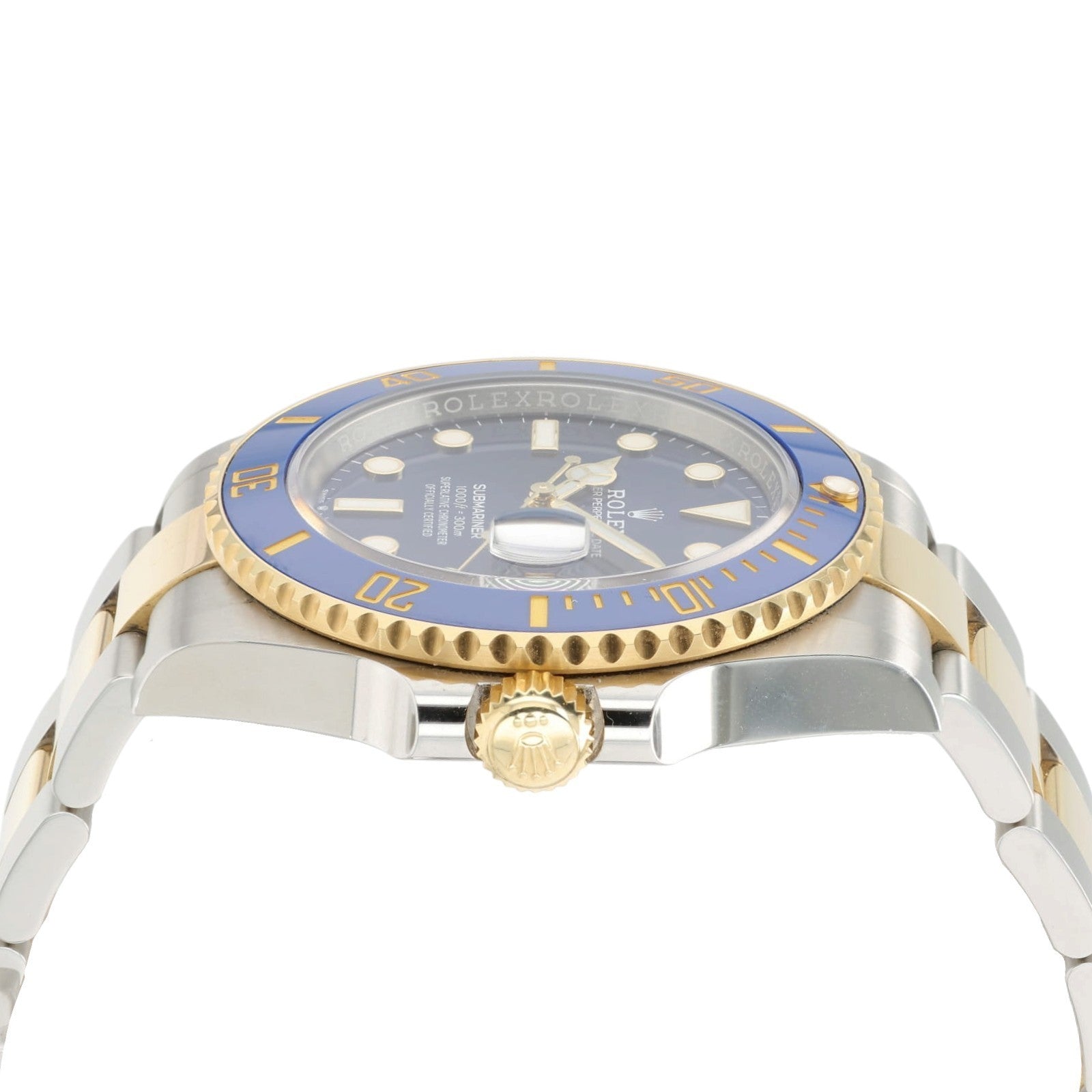 2022 Rolex Submariner Date 126613LB Blue Two-Tone 18K Steel 41mm Box Papers