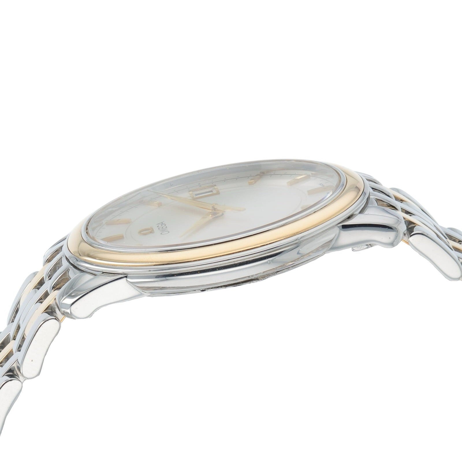 Omega De Ville Steel & Gold Silver Dial 34mm Quartz Men’s Watch 4310.31