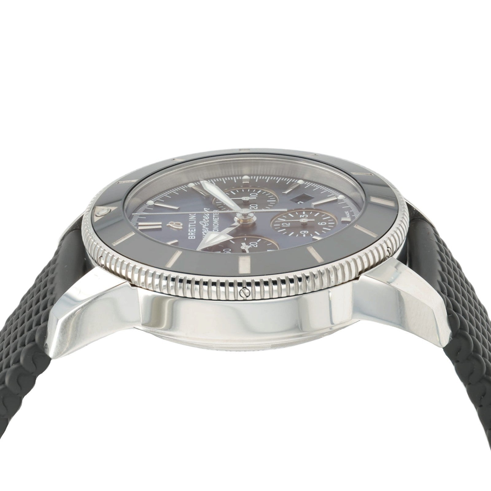 Breitling SuperOcean Blue Dial Stainless Steel 44mm Automatic Mens Watch AB0162