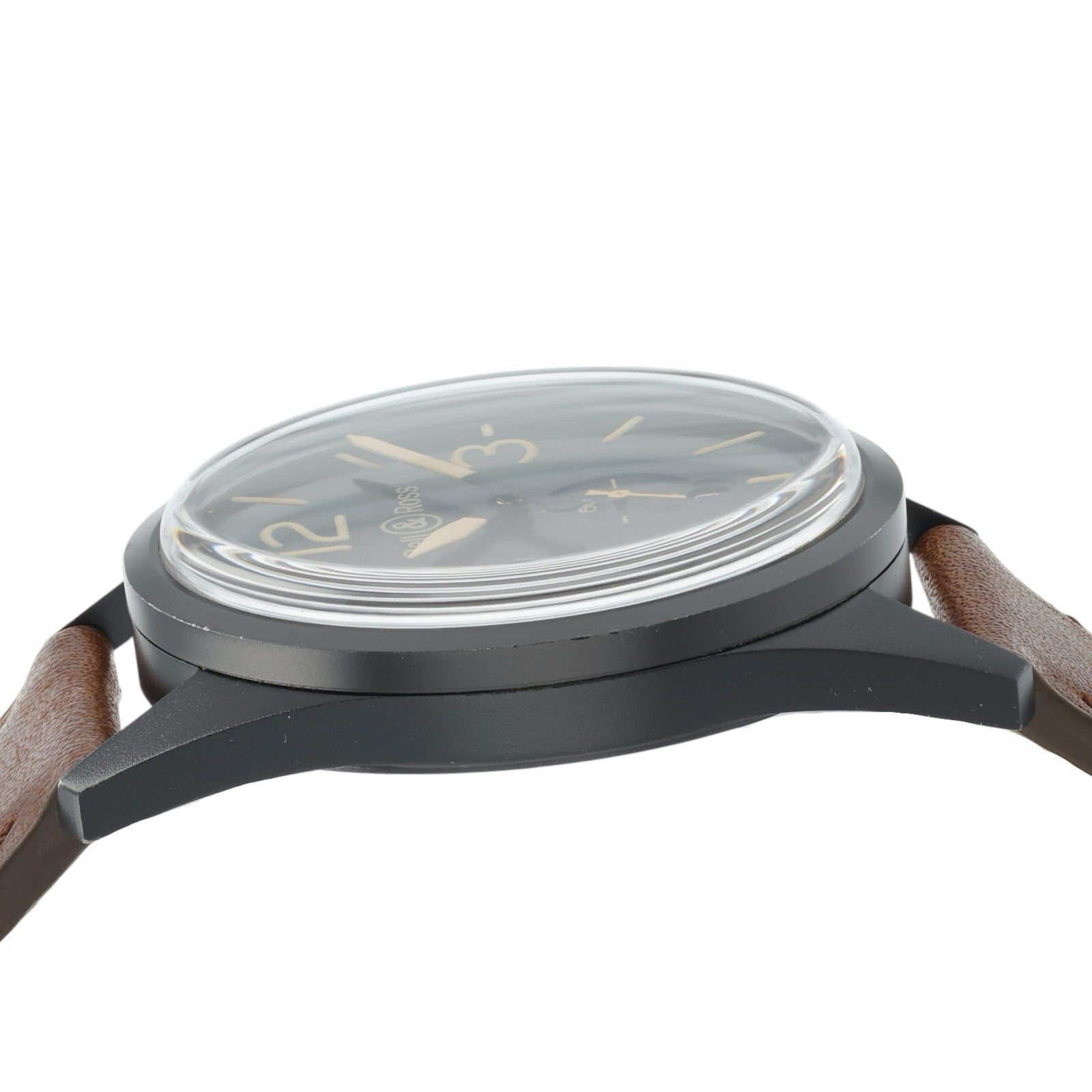 Bell & Ross Vintage Stainless Steel Black Dial 41mm Automatic Mens Watch BR123