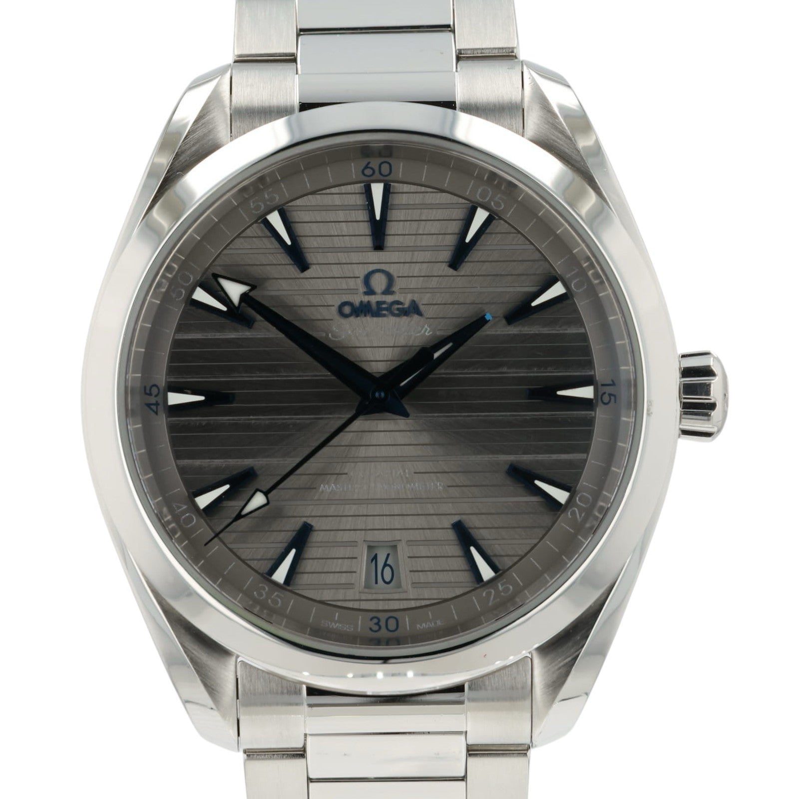 Omega Seamaster Gray Dial Steel 41mm Automatic Mens Watch 220.10.41.21.06.001