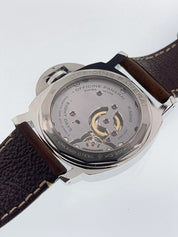 Panerai Luminor Stainless Steel Black Dial 44mm Manual Wind Mens Watch PAM00560