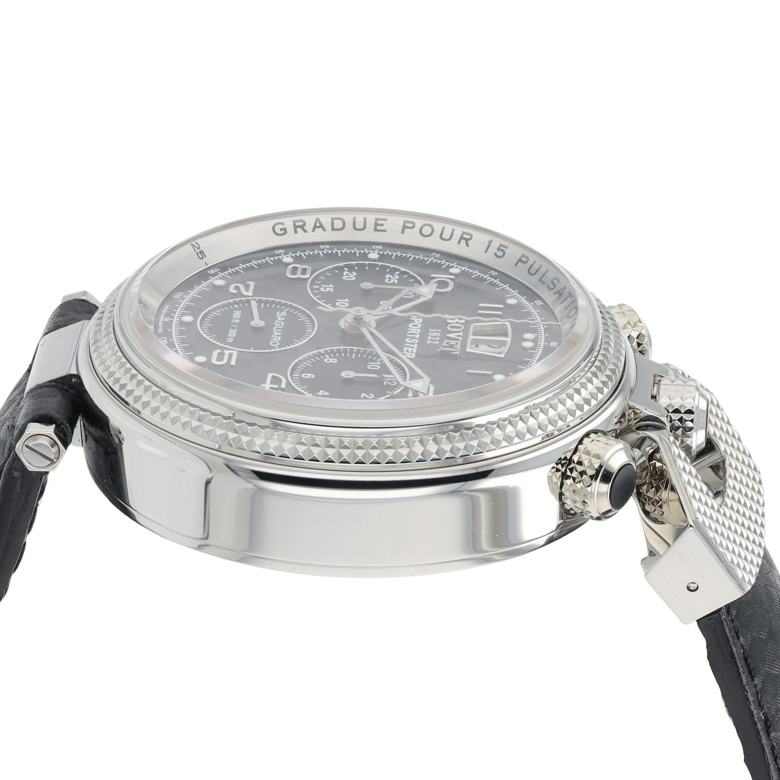 NEW 2025 Bovet Sportster Saguaro Black Carbon Dial 46mm Auto Men's Watch SP0481