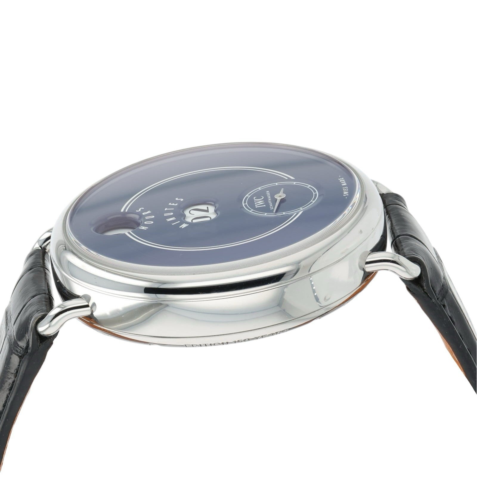 IWC Tribute To Pallweber Blue Dial Steel 45mm Manual Wind Men’s Watch IW505003