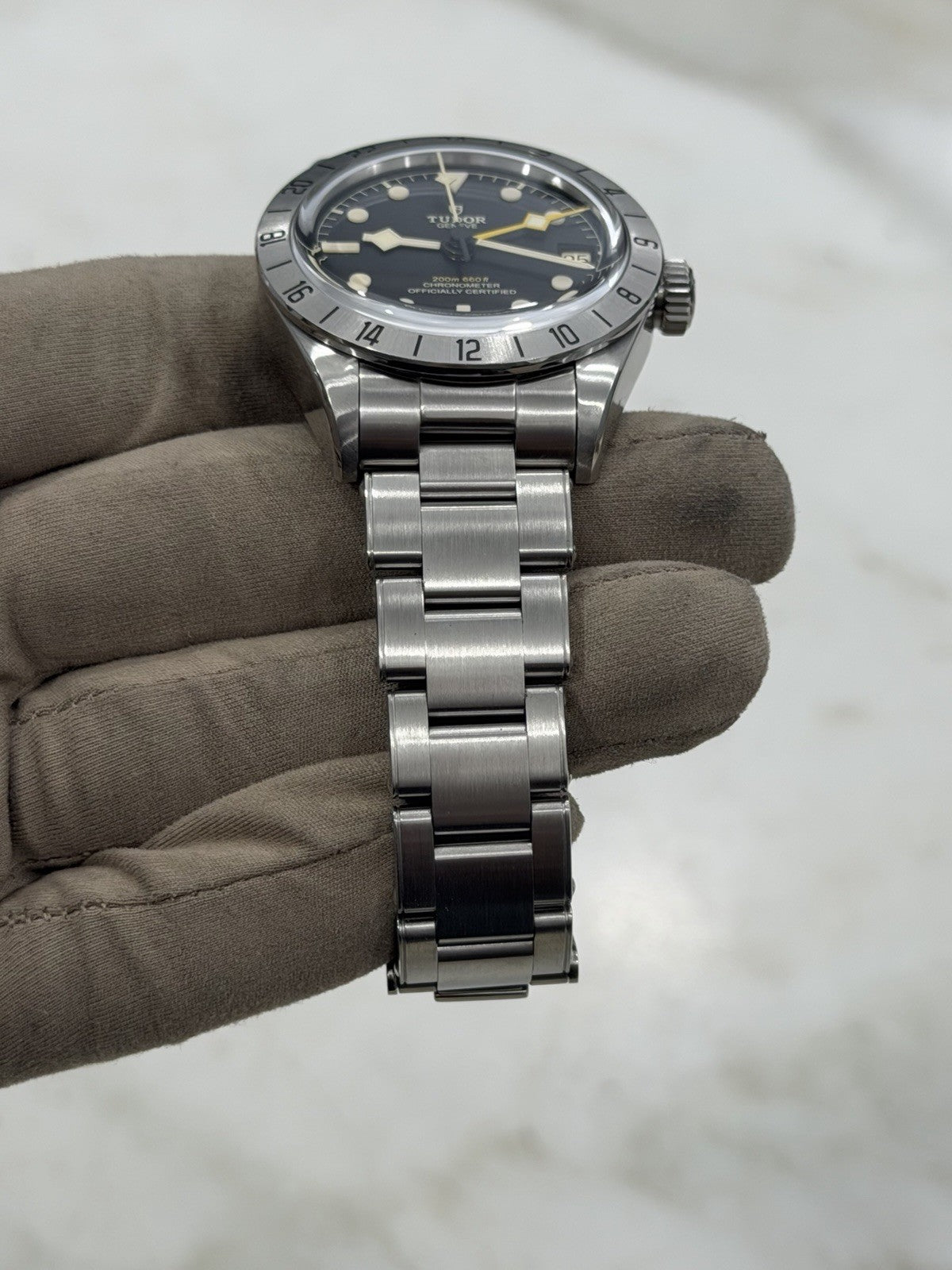 2023 Tudor Black Bay Pro Stainless Steel GMT Men's Black Dial Watch 79470