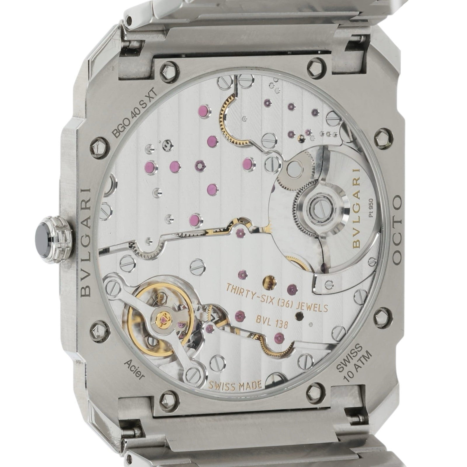 Bulgari Octo Finissimo Grey Dial Stainless Steel 40mm Automatic Men’s BGO40SXT