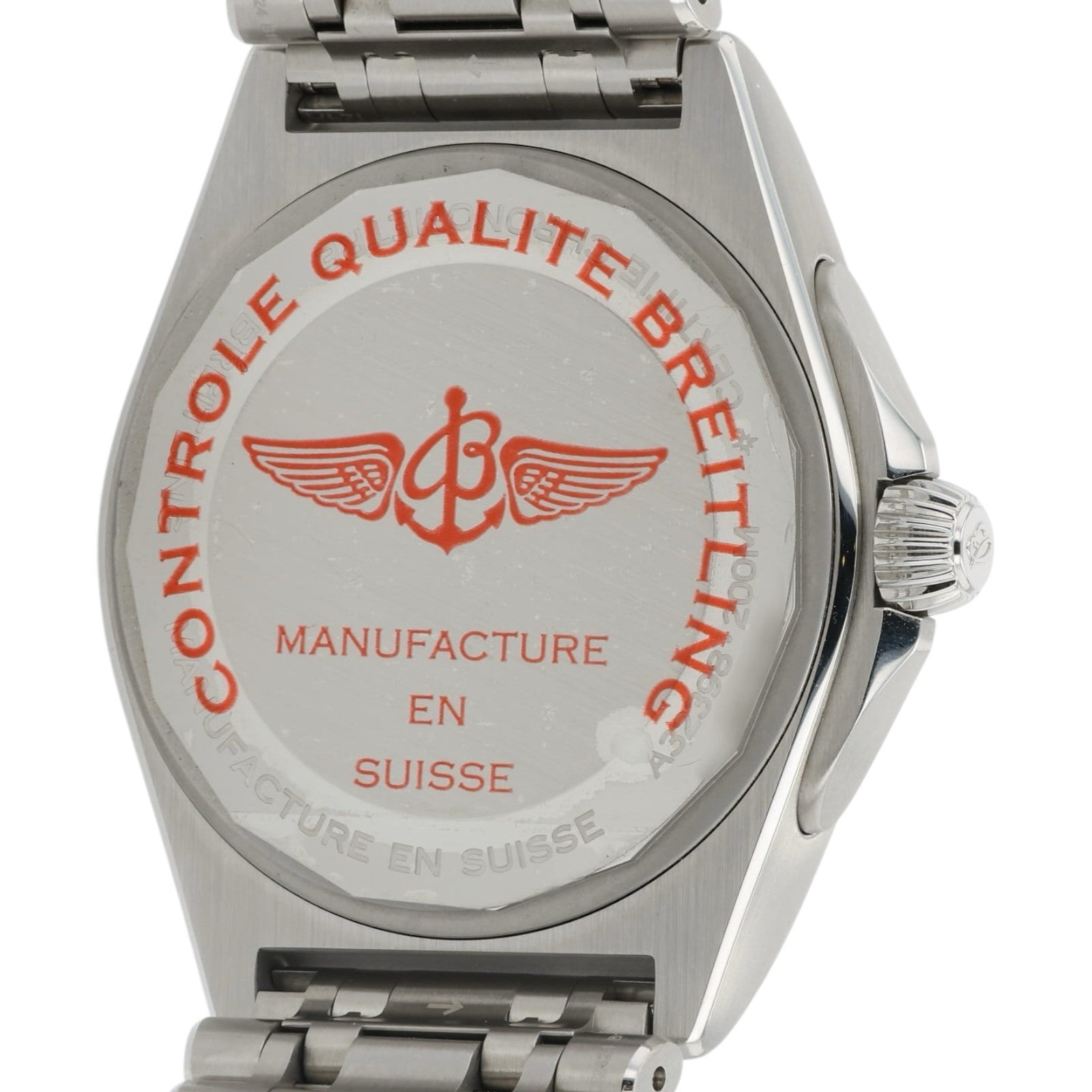 Breitling Chronomat White Dial Stainless Steel 40mm automatic Mens Watch A32398