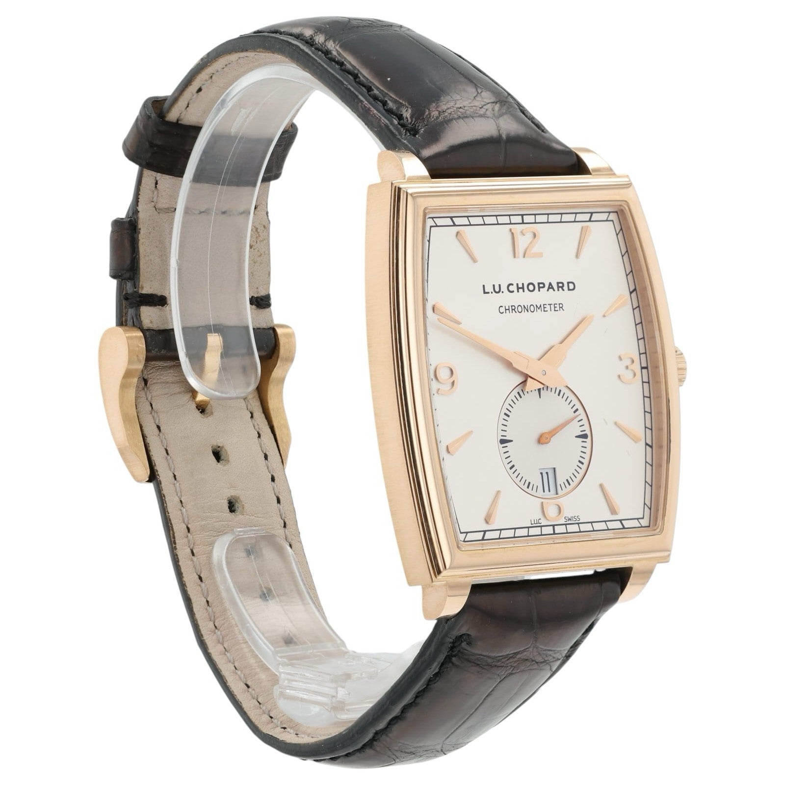 Chopard LUC Silver Dial 18k Rose Gold 40mm Automatic Men’s Watch 162294-5001