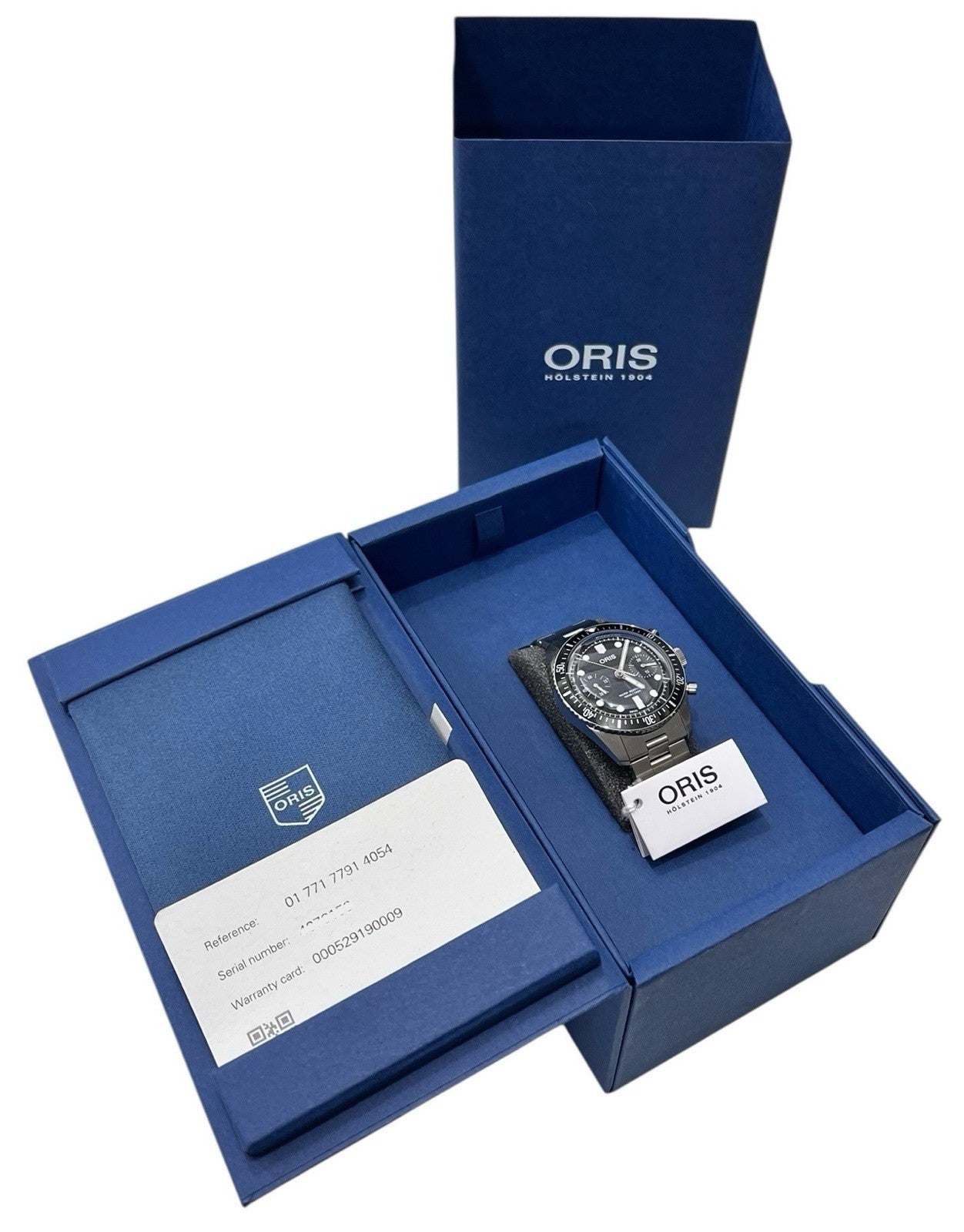Oris Divers Sixty Five Stainless Steel Black Dial 40mm Automatic Mens Watch 7791