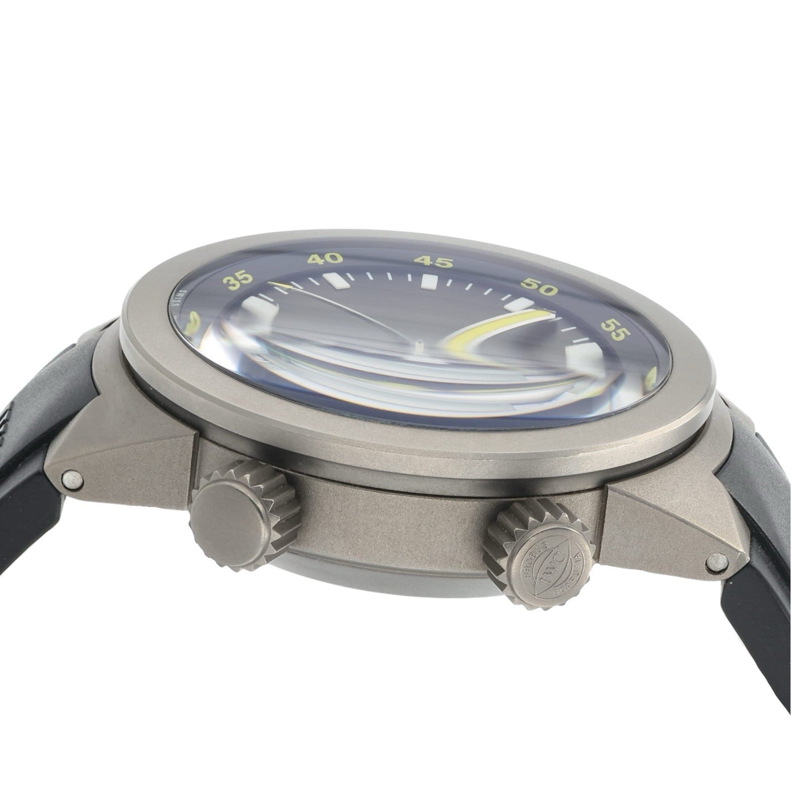 IWC Aquatimer Titanium Black Dial 42mm Automatic Movement Mens Watch IW353804