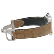 Cartier Santos Silver Dial Gold & Steel 39x47mm Manual Wind Men’s Watch W2SA0006