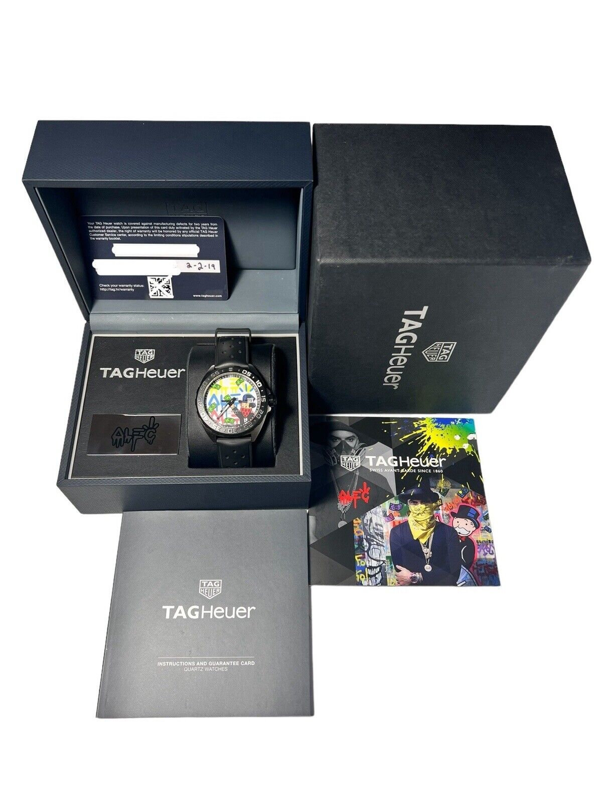 Tag Heuer Steel Formula 1 Alex Monopoly Steel White 41mm Quartz Watch WAZ1119